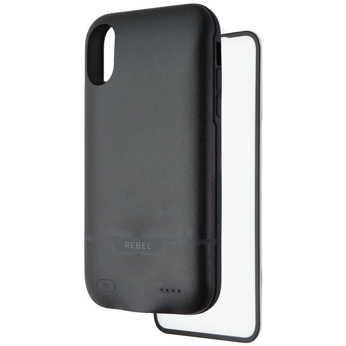 Encased Rebel Power Series Case for Apple iPhone Xs Max - Black Cell Phone - Cases, Covers & Skins Encased    - Simple Cell Bulk Wholesale Pricing - USA Seller