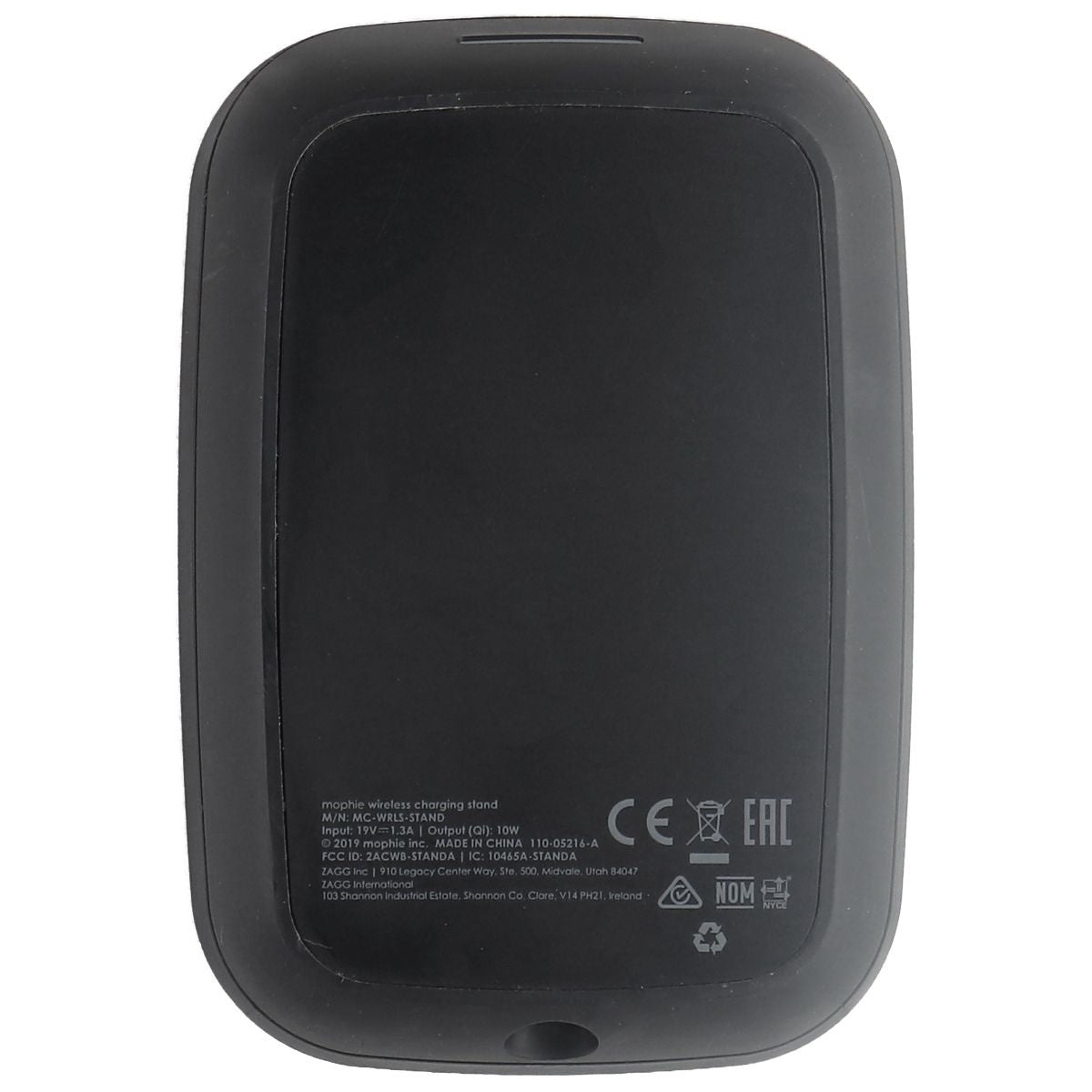 Mophie Wireless 10W Charging Stand for Qi Devices - Black Cell Phone - Chargers & Cradles Mophie    - Simple Cell Bulk Wholesale Pricing - USA Seller