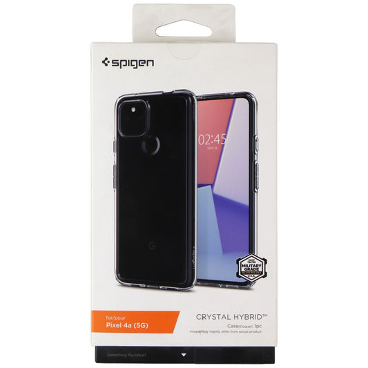 Spigen Crystal Hybrid Series Case for Google Pixel 4a (5G) - Clear Cell Phone - Cases, Covers & Skins Spigen    - Simple Cell Bulk Wholesale Pricing - USA Seller