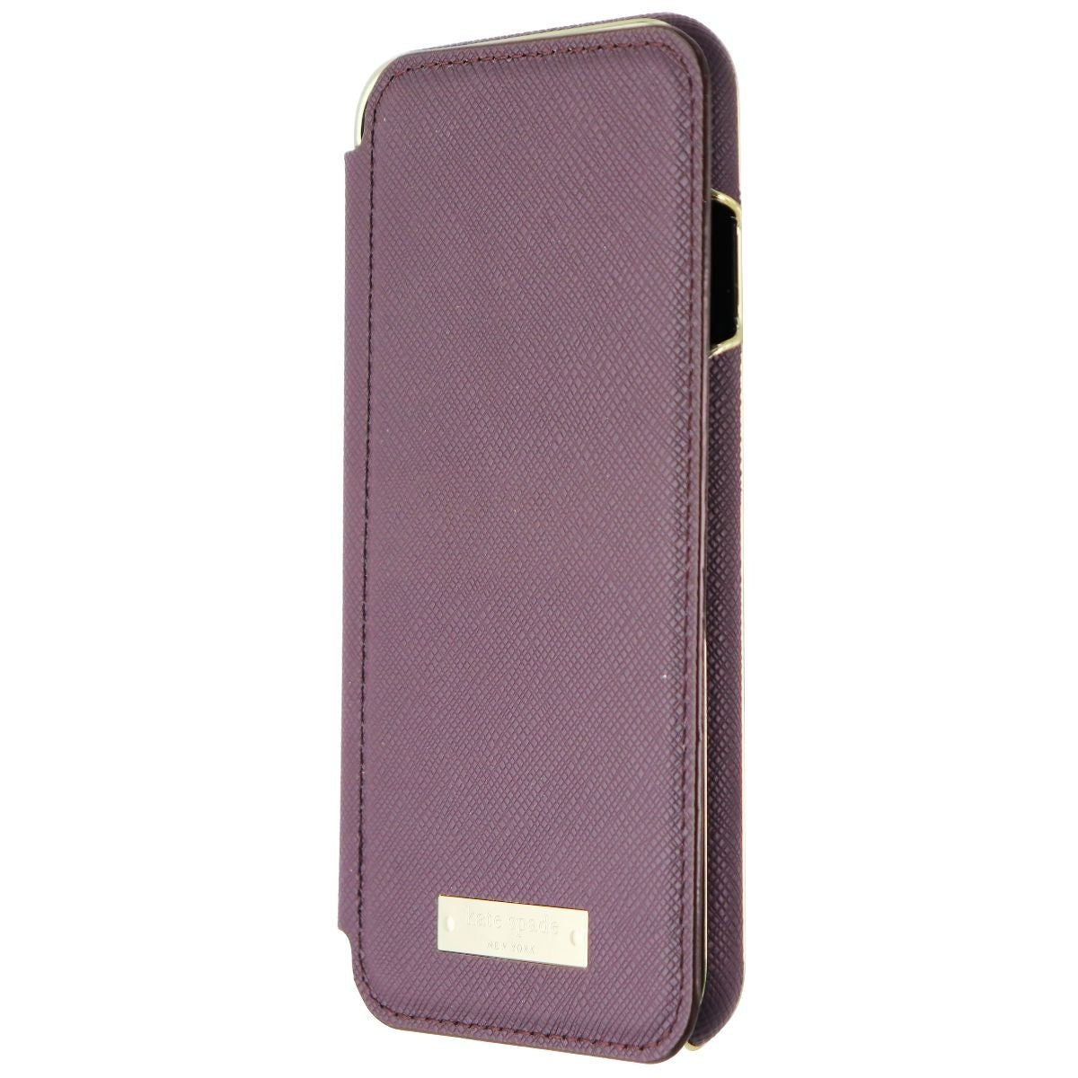 Kate Spade New York Folio Case for Apple iPhone SE (2nd Gen) / 8 / 7 - Mahogany Cell Phone - Cases, Covers & Skins Kate Spade New York    - Simple Cell Bulk Wholesale Pricing - USA Seller