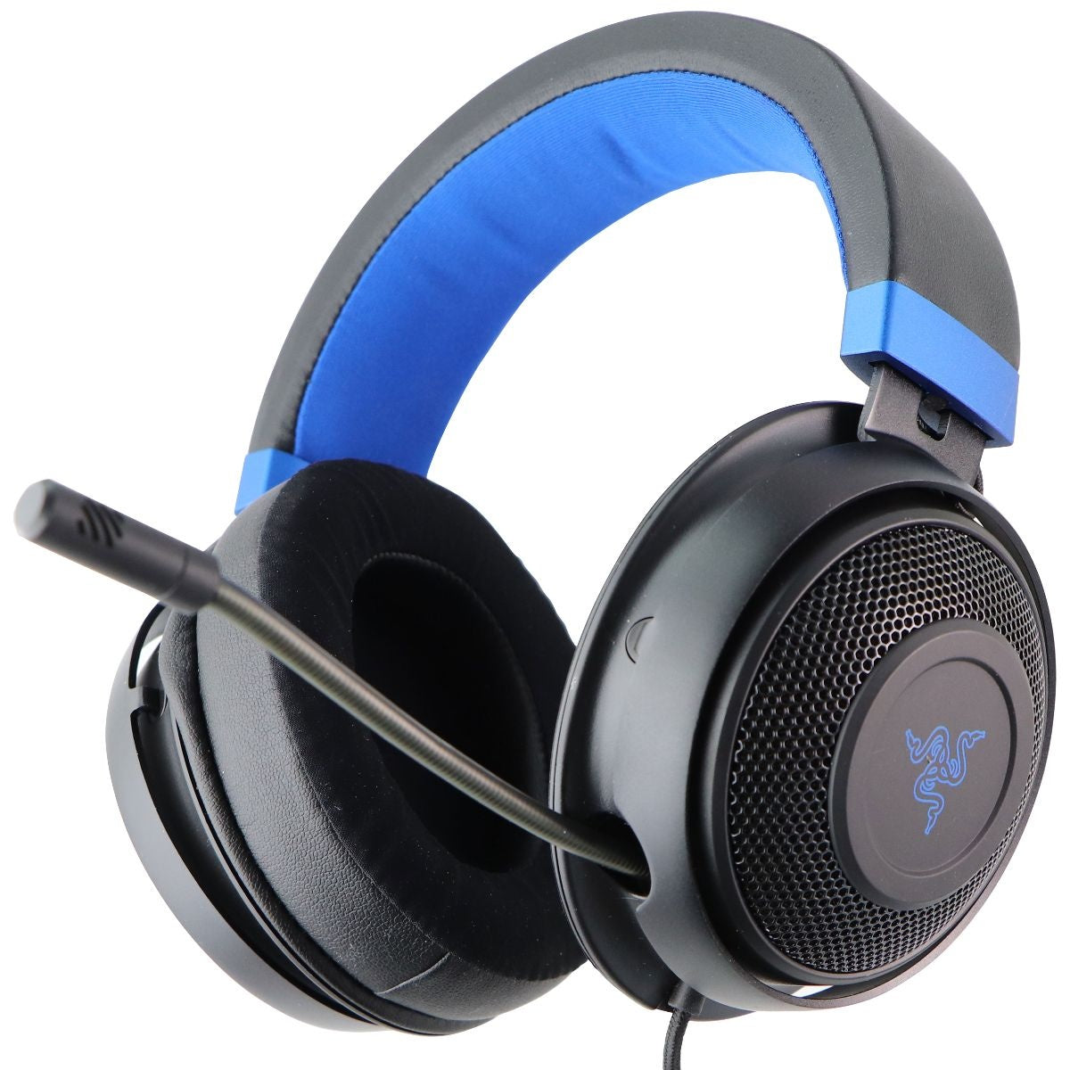 Razer Kraken Gaming Headset for PS5 and Xbox Series X - Black/Blue Cell Phone - Headsets Razer    - Simple Cell Bulk Wholesale Pricing - USA Seller