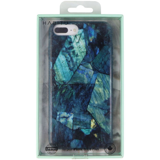 Habitu Case for Apple iPhone 8 Plus/7 Plus/6s Plus - Turquoise/Blue Marble Cell Phone - Cases, Covers & Skins Habitu    - Simple Cell Bulk Wholesale Pricing - USA Seller