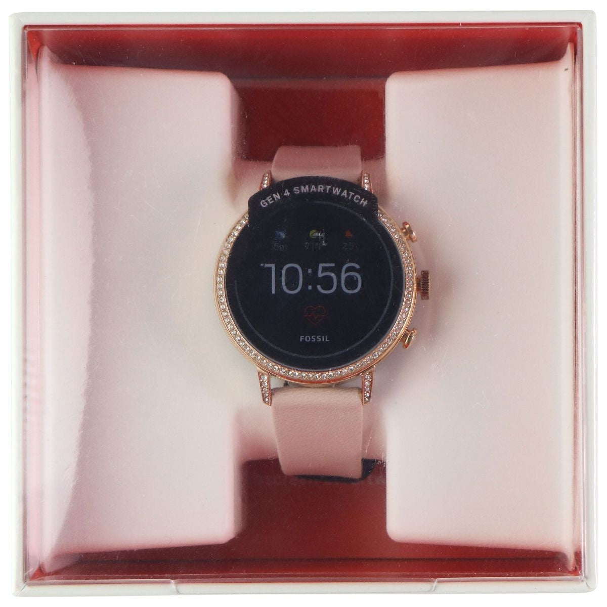 Fossil Womens Gen 4 Venture HR Stainless Touchscreen Smartwatch - Rose Gold Smart Watches Fossil    - Simple Cell Bulk Wholesale Pricing - USA Seller