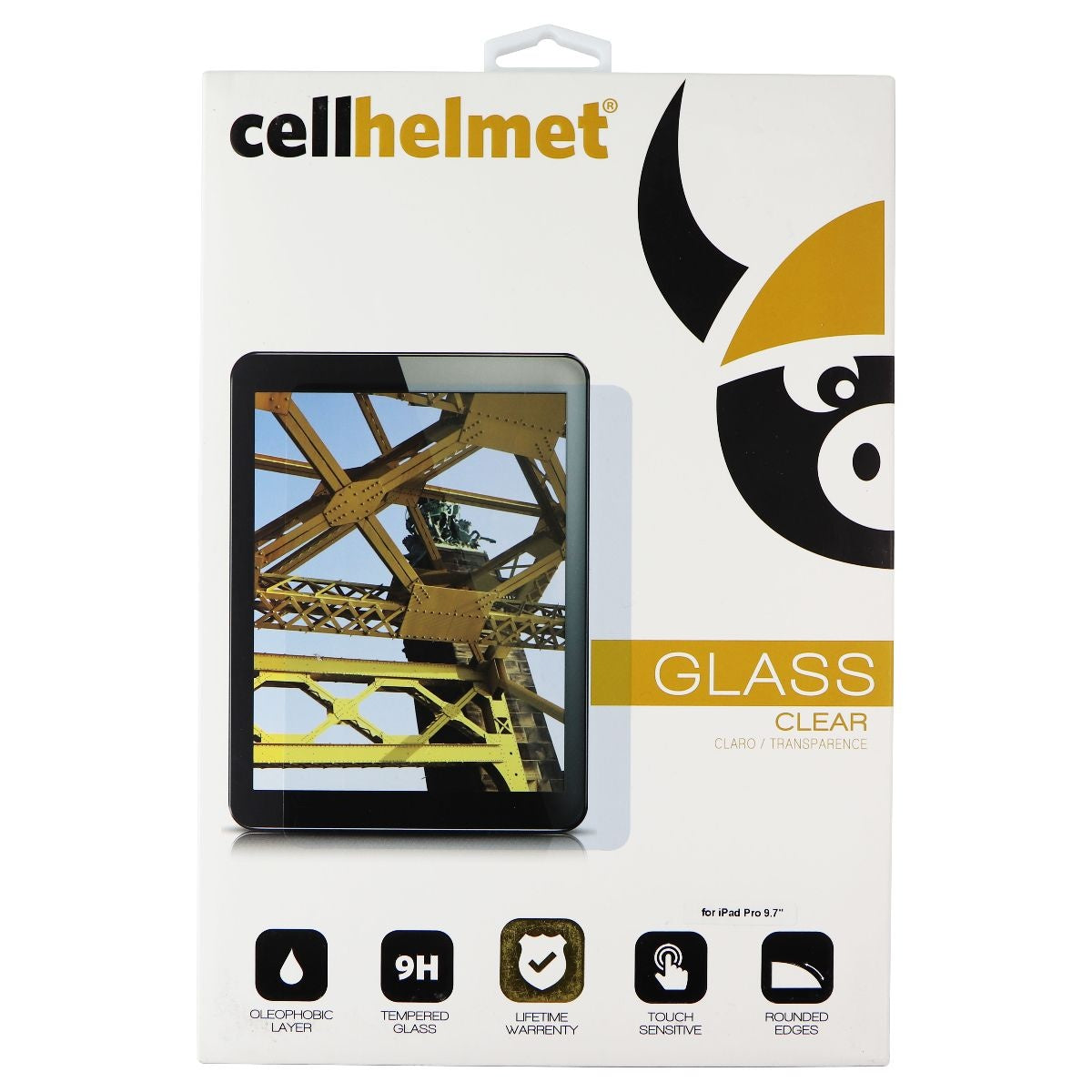 CellHelmet Tempered Glass for Apple iPad Pro (9.7) 5th/6th Gen - Clear iPad/Tablet Accessories - Screen Protectors CellHelmet - Simple Cell Bulk Wholesale Pricing - USA Seller