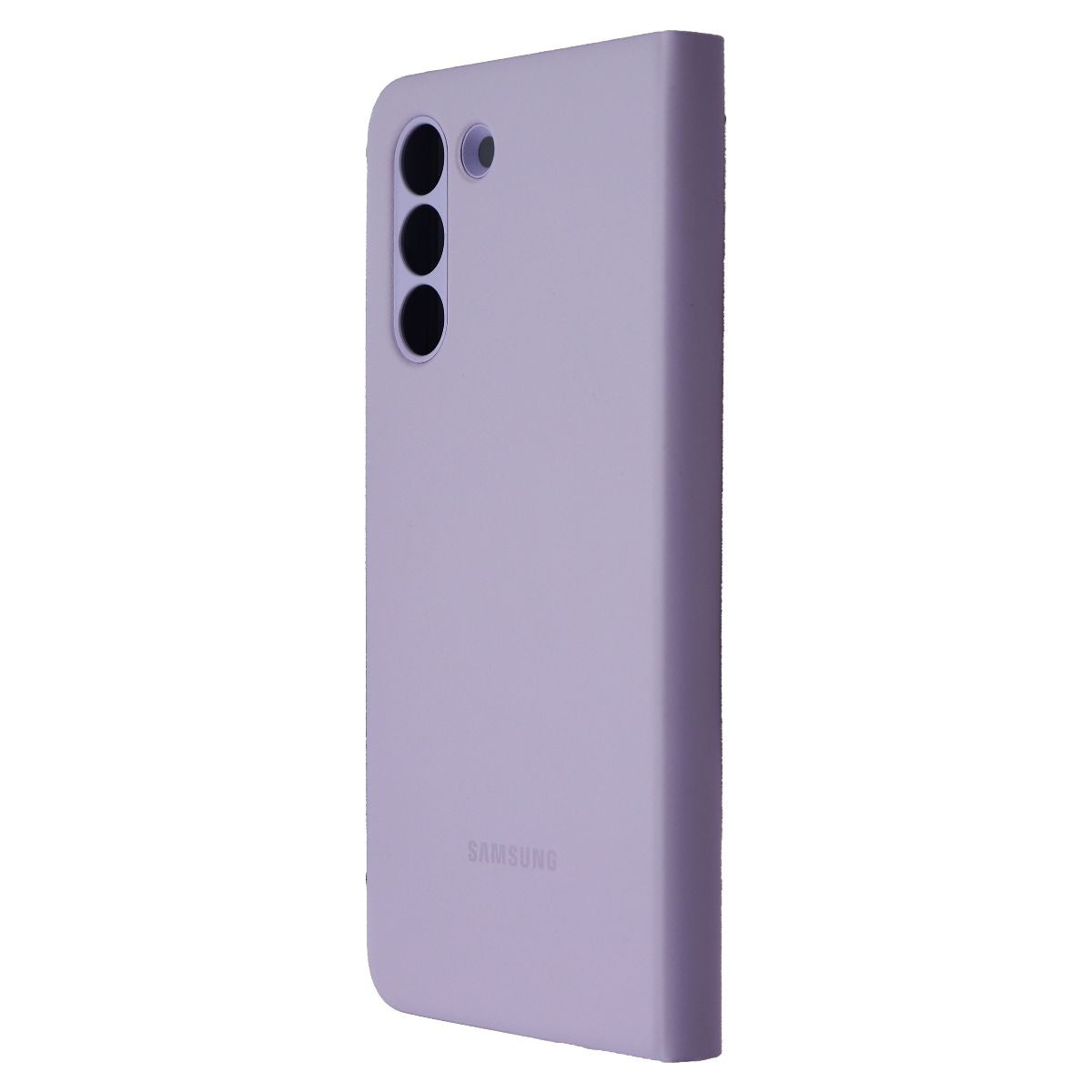 Samsung S-View Flip Cover Case for Galaxy S21 FE (5G) - Lavender Purple/Clear Cell Phone - Cases, Covers & Skins Samsung    - Simple Cell Bulk Wholesale Pricing - USA Seller