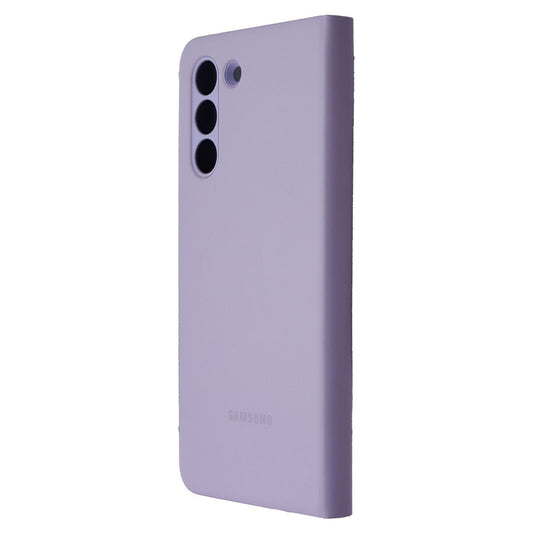 Samsung S-View Flip Cover Case for Galaxy S21 FE (5G) - Lavender Purple/Clear Cell Phone - Cases, Covers & Skins Samsung    - Simple Cell Bulk Wholesale Pricing - USA Seller