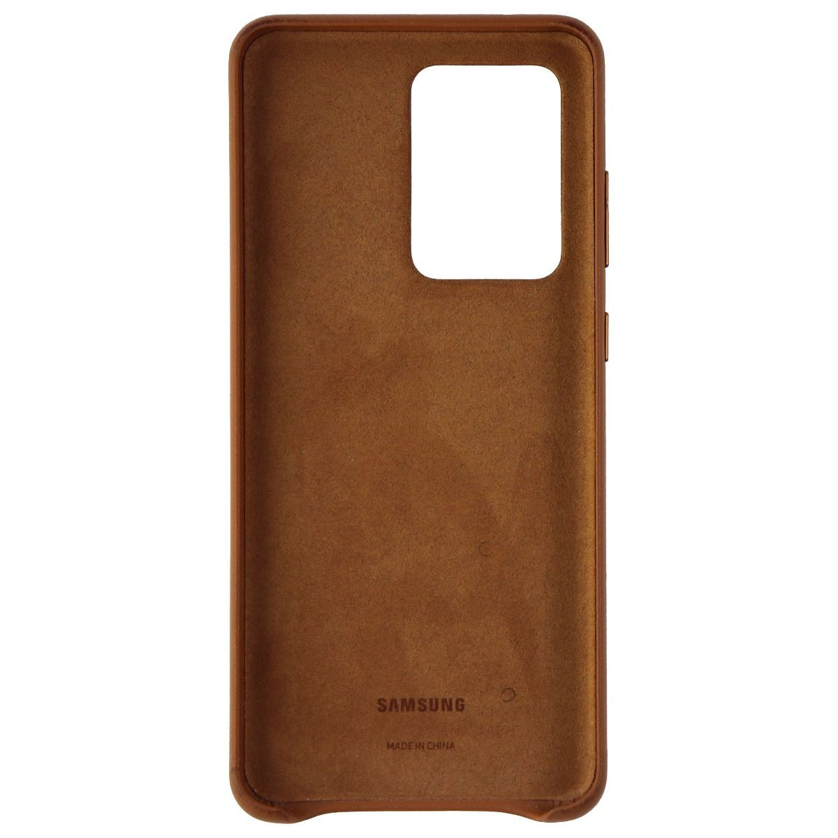 Samsung Leather Back Cover for Galaxy S20 Ultra 5G - Brown (EF-VG988LAEGUS) Cell Phone - Cases, Covers & Skins Samsung Electronics    - Simple Cell Bulk Wholesale Pricing - USA Seller