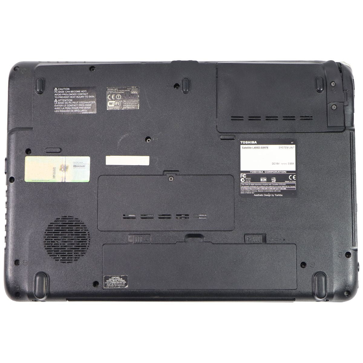 Toshiba Satellite (15.6-in) L455D-S5976 AMD Sempron SI-42 / ATI Radeon 3100 1TB Laptops - PC Laptops & Netbooks Toshiba    - Simple Cell Bulk Wholesale Pricing - USA Seller