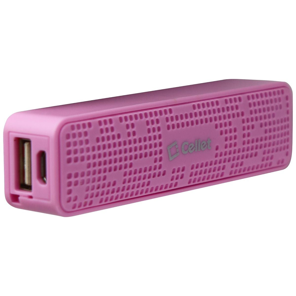 Cellet 2,000mAh Ready to Use USB Power Bank with Micro-USB Cable - Pink Cell Phone - Chargers & Cradles Cellet    - Simple Cell Bulk Wholesale Pricing - USA Seller