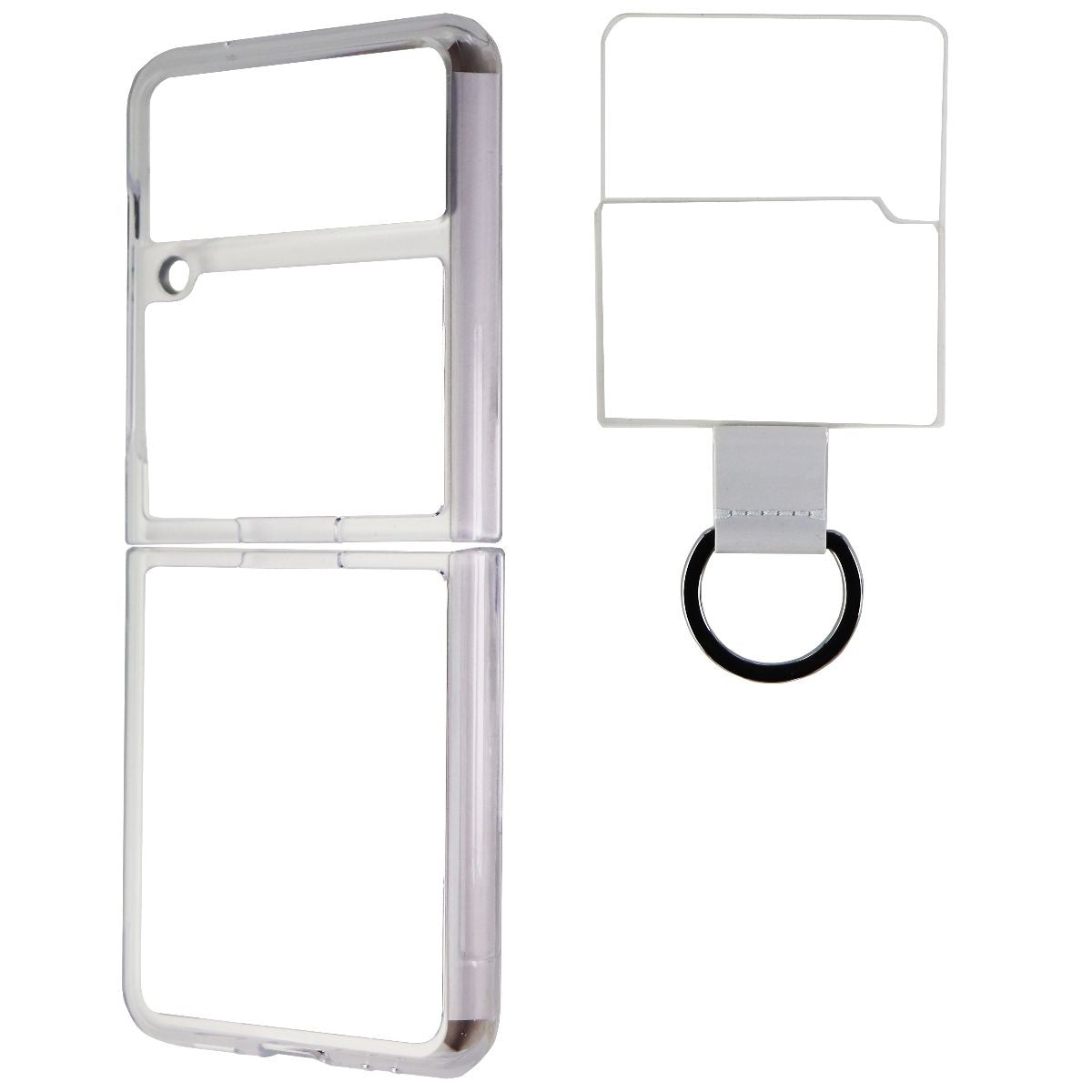 Samsung Aramid Protective Cover for Samsung Galaxy Z Flip3 5G - Clear Cell Phone - Cases, Covers & Skins Samsung    - Simple Cell Bulk Wholesale Pricing - USA Seller