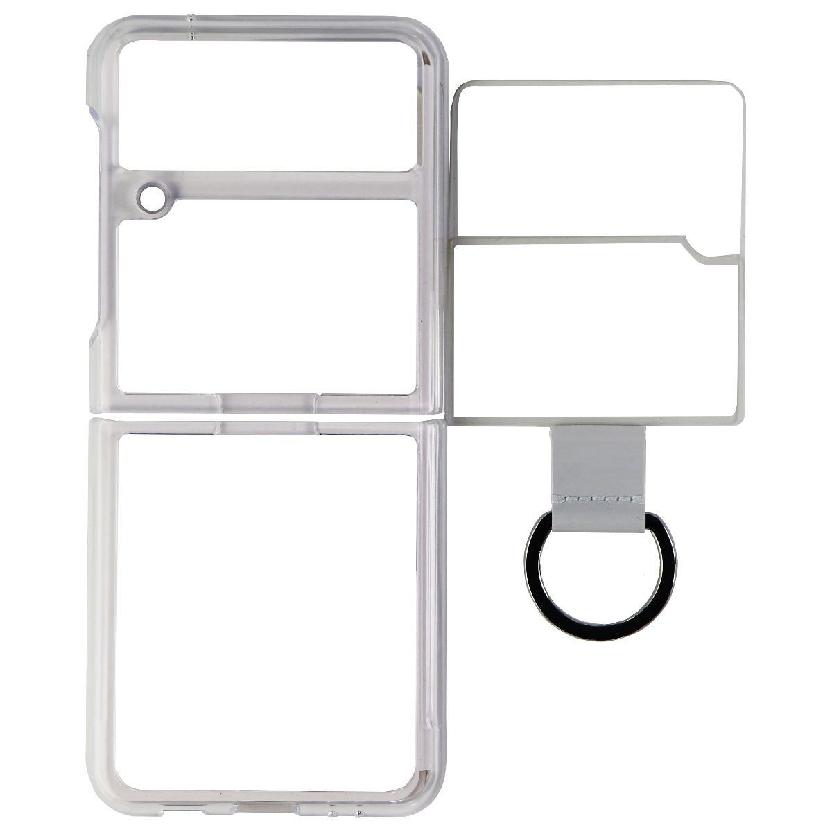 Samsung Aramid Protective Cover for Samsung Galaxy Z Flip3 5G - Clear Cell Phone - Cases, Covers & Skins Samsung    - Simple Cell Bulk Wholesale Pricing - USA Seller