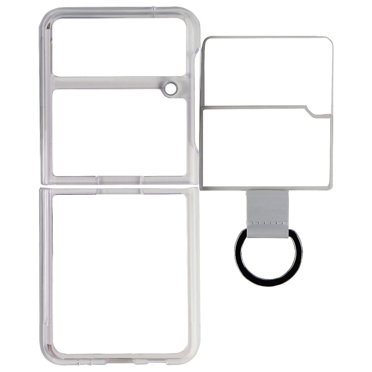 Samsung Aramid Protective Cover for Samsung Galaxy Z Flip3 5G - Clear Cell Phone - Cases, Covers & Skins Samsung    - Simple Cell Bulk Wholesale Pricing - USA Seller