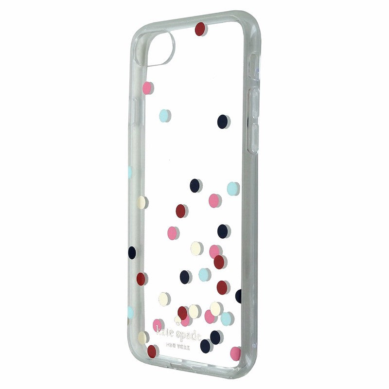 Kate Spade Flexible Hardshell Protective Case for iPhone 8 / 7 - Confetti Clear Cell Phone - Cases, Covers & Skins Kate Spade    - Simple Cell Bulk Wholesale Pricing - USA Seller