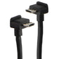 (90-Degree) Micro-USB to Micro-USB Connection Cable - Black (3.3-Ft) Cell Phone - Cables & Adapters Unbranded    - Simple Cell Bulk Wholesale Pricing - USA Seller