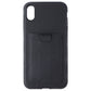 BONDIR Leather Series Hard Case with Card Pocket for iPhone Xs Max - Black Cell Phone - Cases, Covers & Skins Bondir    - Simple Cell Bulk Wholesale Pricing - USA Seller
