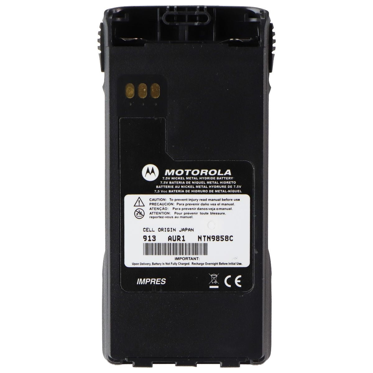 Motorola Solutions 2100mAh/7.5V Two-Way Radio Battery Pack & Belt Clip - Black Radio Communication - Walkie Talkies, Two - Way Radios Motorola    - Simple Cell Bulk Wholesale Pricing - USA Seller