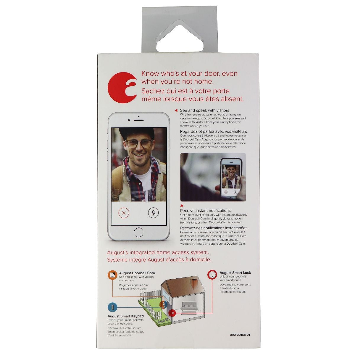 August Doorbell Cam Smart Home Security - Silver (AUG-AB01-M01-S01-C) Home Improvement - Other Home Improvement August    - Simple Cell Bulk Wholesale Pricing - USA Seller