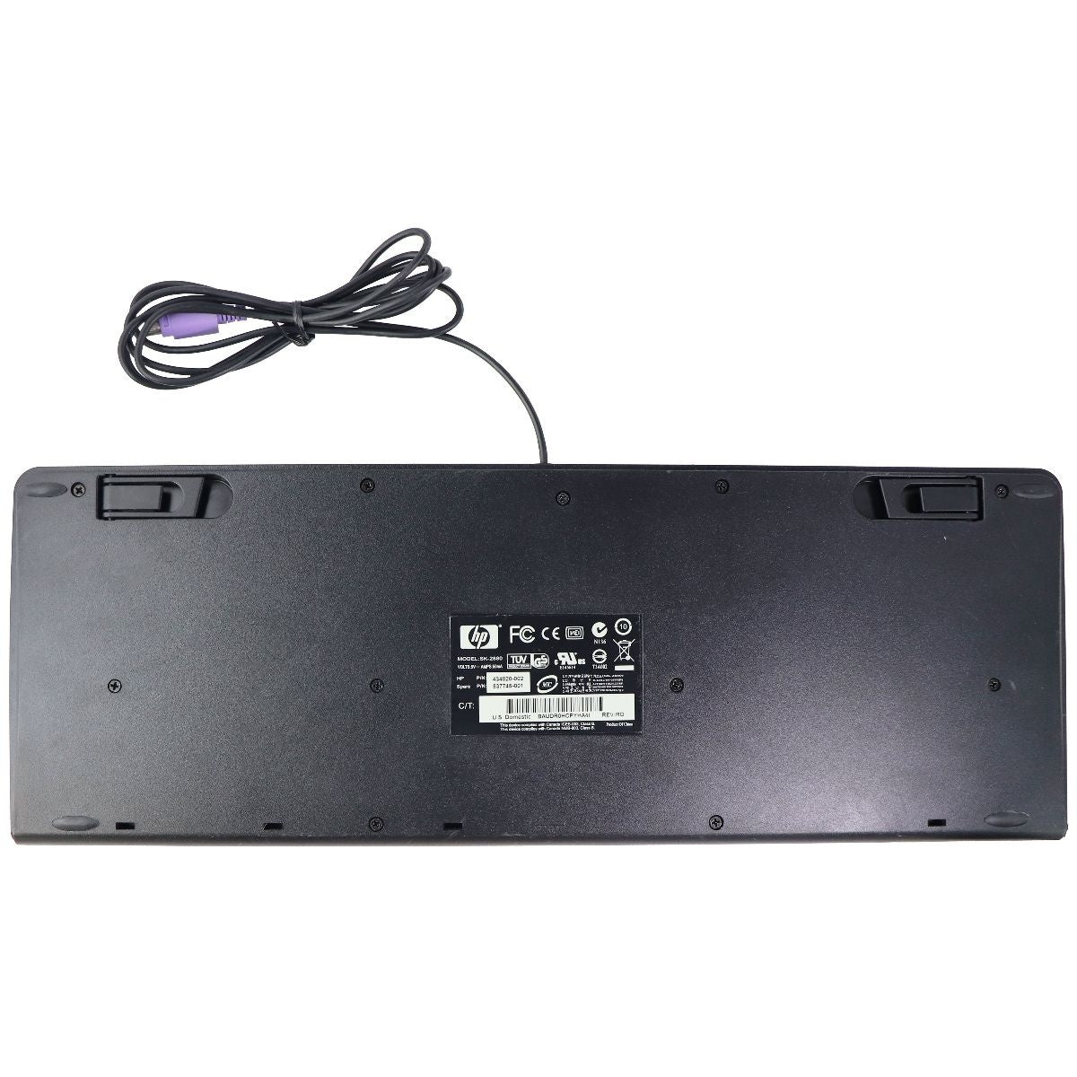 HP Original OEM PS/2 Computer Keyboard for Windows - Black/Silver (SK-2880) Gaming/Console - Keyboards & Keypads HP    - Simple Cell Bulk Wholesale Pricing - USA Seller