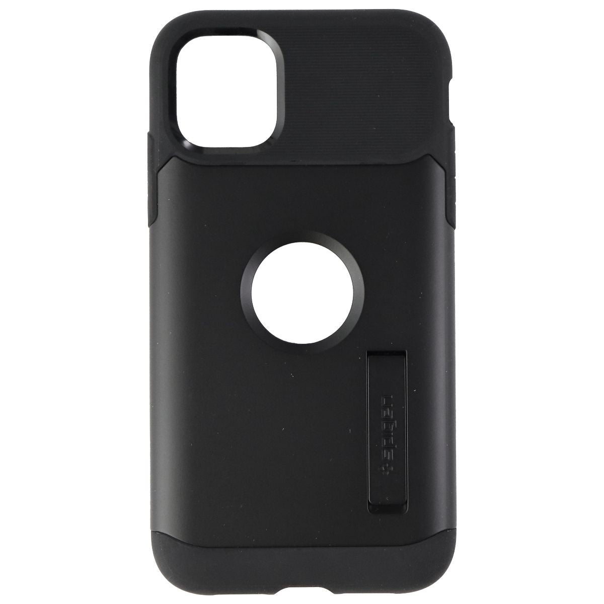 Spigen Slim Armor Series Case for Apple iPhone 11 - Black Cell Phone - Cases, Covers & Skins Spigen    - Simple Cell Bulk Wholesale Pricing - USA Seller