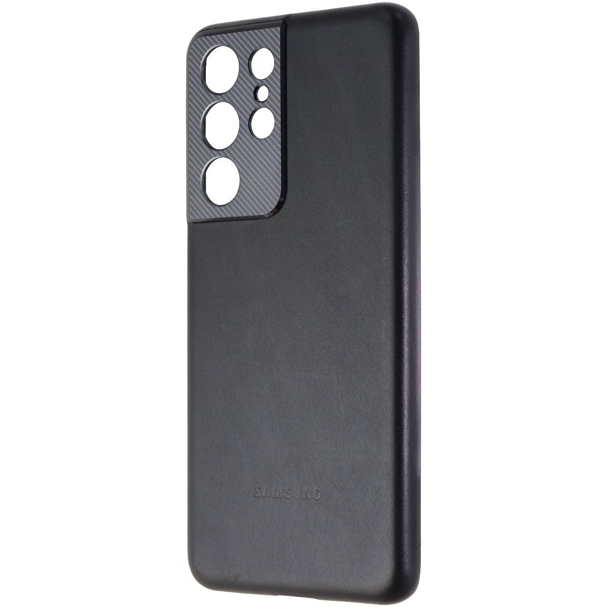 Samsung Official Leather Back Cover for S21 Ultra / S21 Ultra 5G - Black Cell Phone - Cases, Covers & Skins Samsung Electronics    - Simple Cell Bulk Wholesale Pricing - USA Seller