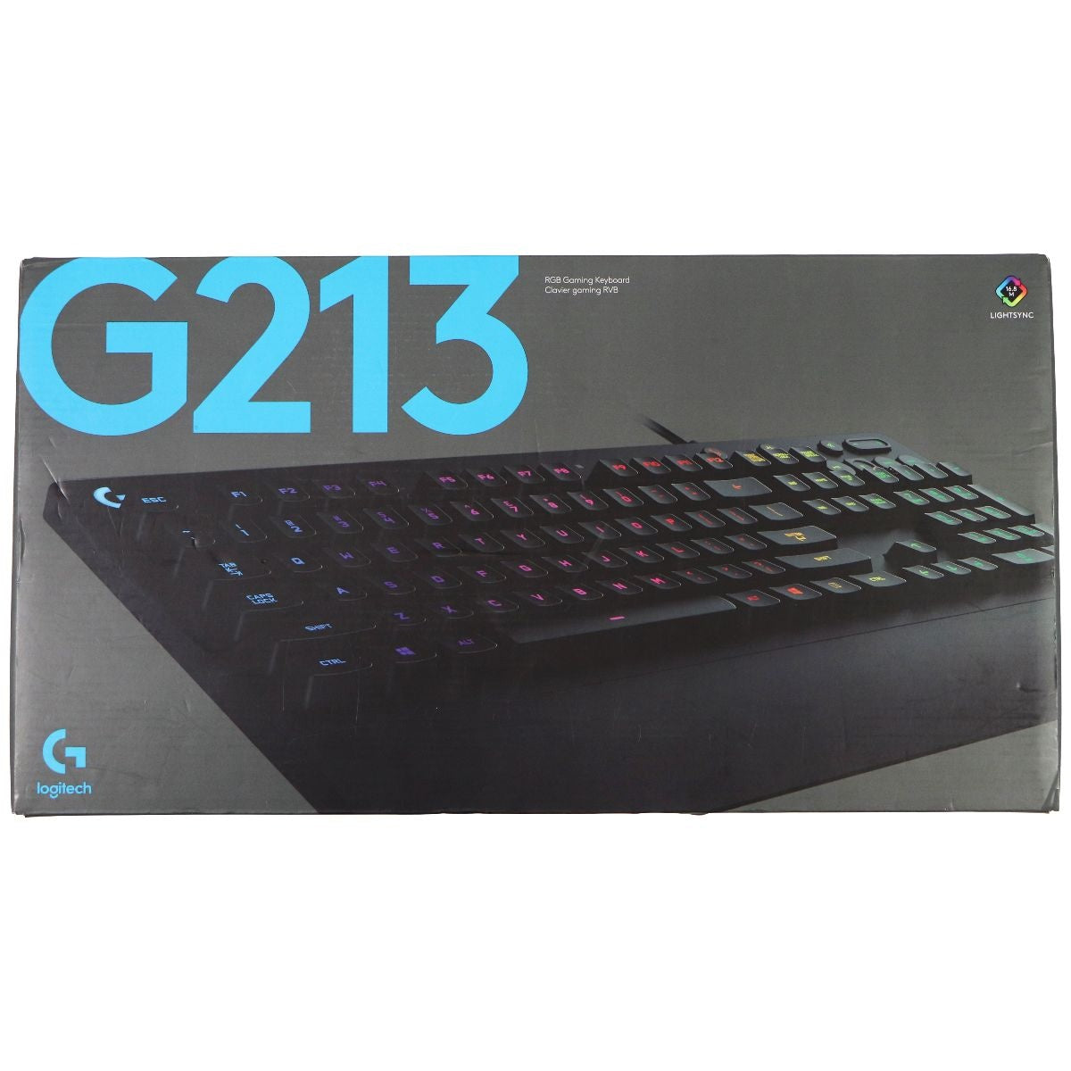 Logitech G213 Wired RGB Gaming Keyboard with Dedicated Media Controls - Black Gaming/Console - Keyboards & Keypads Logitech    - Simple Cell Bulk Wholesale Pricing - USA Seller