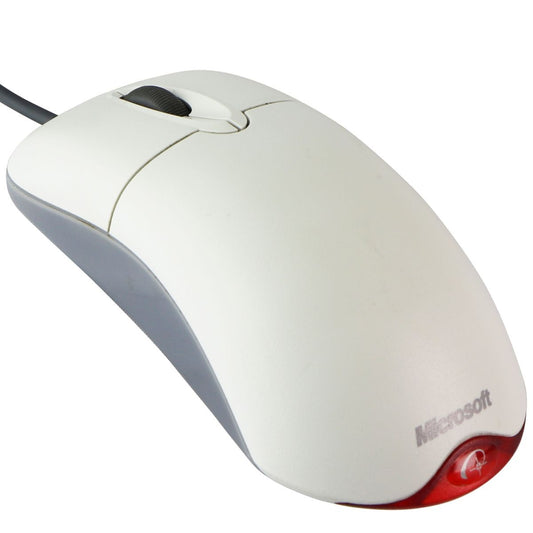 Microsoft Official Optical Wheel Mouse 1.1A USB and PS/2 Compatible - White Keyboards/Mice - Keyboard & Mouse Bundles Microsoft    - Simple Cell Bulk Wholesale Pricing - USA Seller