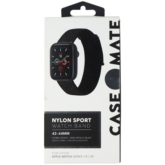 Case-Mate Nylon Watchband for Apple Watch (Series 1-6/SE) 42-44mm - Black Smart Watch Accessories - Watch Bands Case-Mate    - Simple Cell Bulk Wholesale Pricing - USA Seller