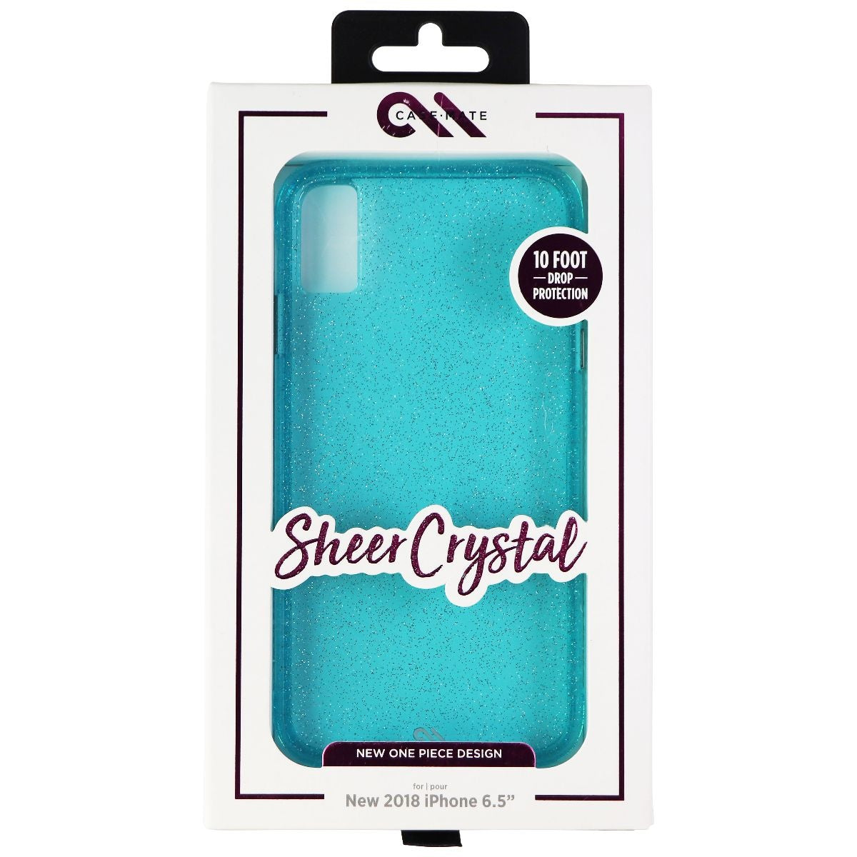 Case-Mate Sheer Crystal Case for Apple iPhone Xs Max - Crystal Teal Cell Phone - Cases, Covers & Skins Case-Mate    - Simple Cell Bulk Wholesale Pricing - USA Seller