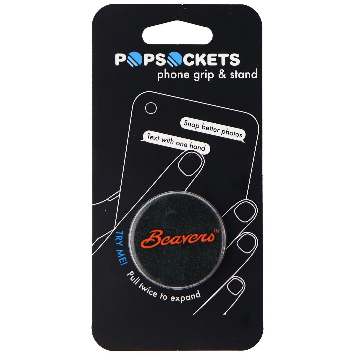 PopSockets: Collapsible Grip and Stand for Phones and Tablets - Oregon/Beavers Cell Phone - Mounts & Holders PopSockets    - Simple Cell Bulk Wholesale Pricing - USA Seller