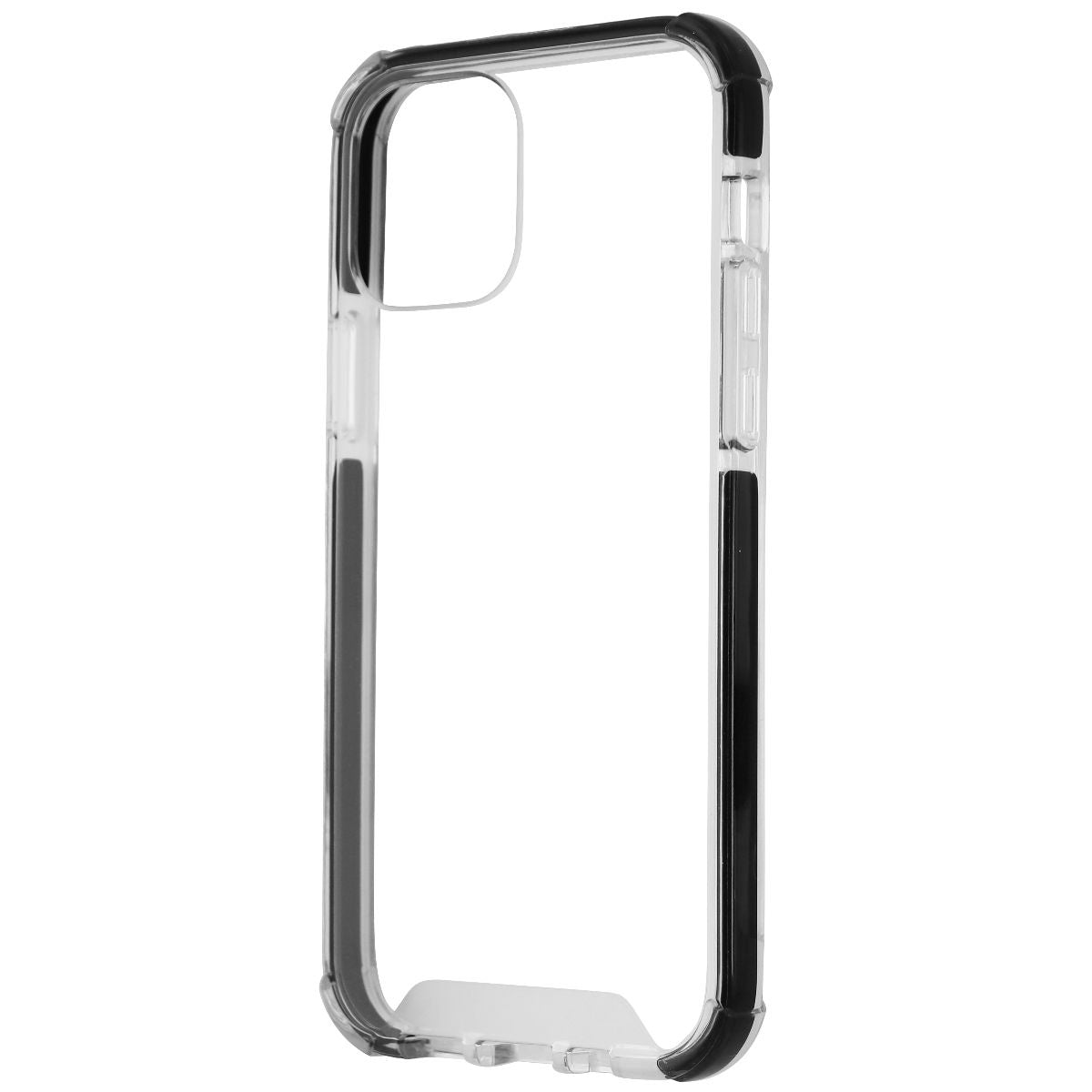 AQA Hard Protective Case for Apple iPhone 12/12 Pro - Clear/Black Cell Phone - Cases, Covers & Skins AQA    - Simple Cell Bulk Wholesale Pricing - USA Seller