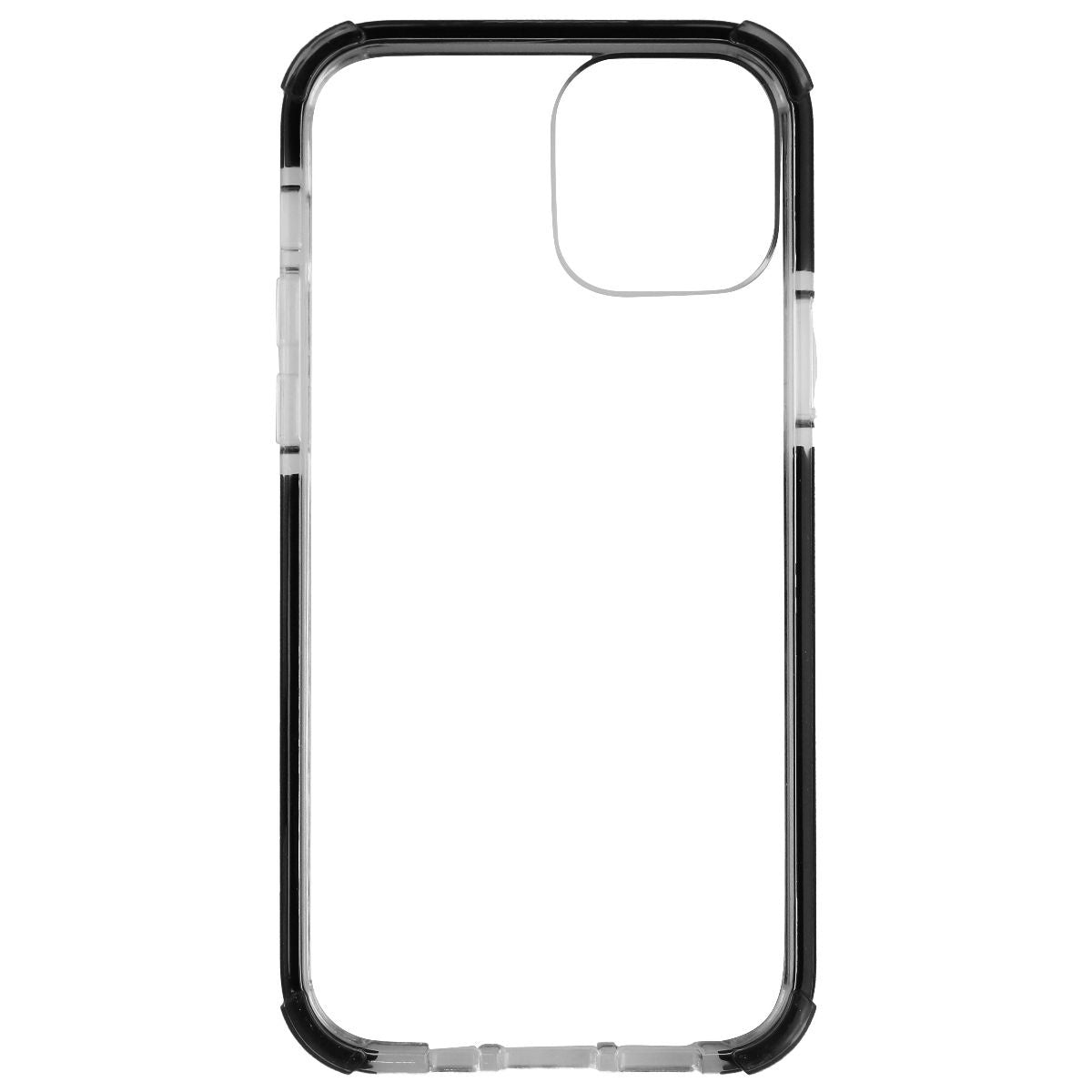 AQA Hard Protective Case for Apple iPhone 12/12 Pro - Clear/Black Cell Phone - Cases, Covers & Skins AQA    - Simple Cell Bulk Wholesale Pricing - USA Seller