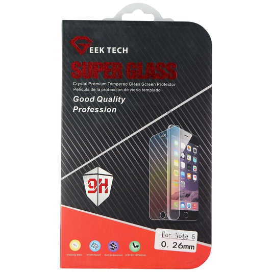 GEEK Tech Super Glass Screen Protector for Samsung Galaxy Note5 Cell Phone - Screen Protectors Geek Tech    - Simple Cell Bulk Wholesale Pricing - USA Seller