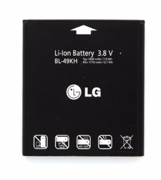 LG Rechargeable (1,830mAh) OEM Battery for LG Optimus (BL-49KH) Cell Phone - Batteries LG    - Simple Cell Bulk Wholesale Pricing - USA Seller