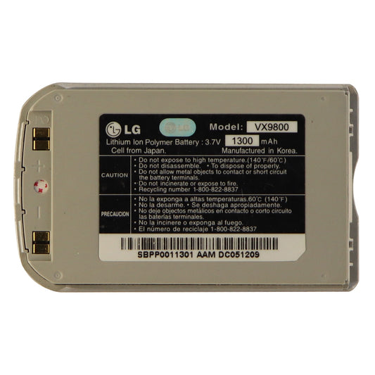 LG 1300mAh Battery (VX9800) - Silver Cell Phone - Batteries LG    - Simple Cell Bulk Wholesale Pricing - USA Seller