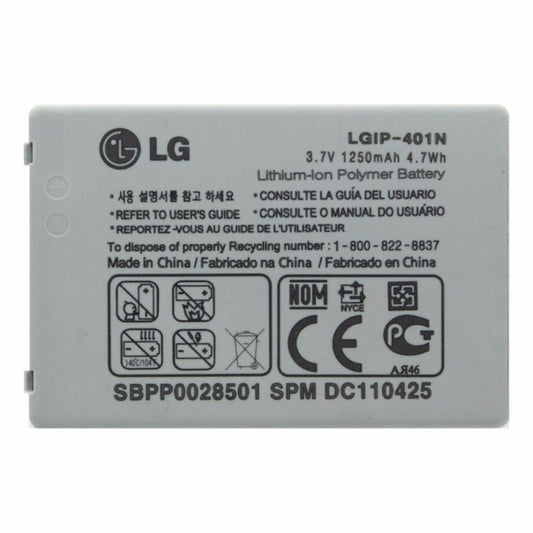 OEM LG LGIP-401N 1250 mAh Replacement Battery for  LN510 Rumor Touch Cell Phone - Batteries LG    - Simple Cell Bulk Wholesale Pricing - USA Seller