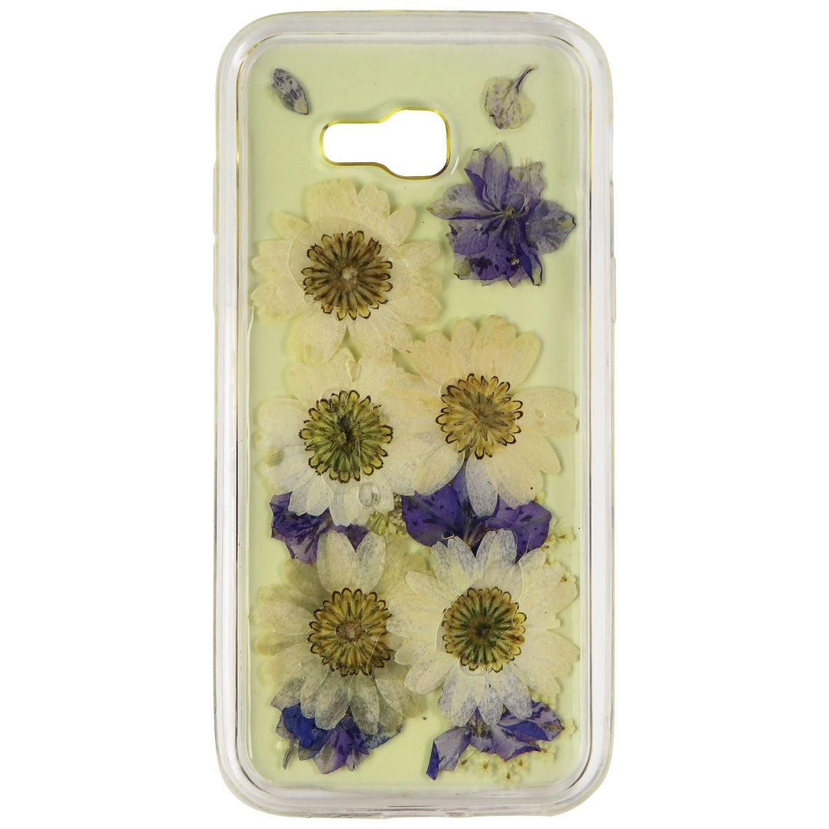 Habitu Everlast Pressed Flowers Case for Samsung Galaxy A5- Daisy / Violet Cell Phone - Cases, Covers & Skins Habitu    - Simple Cell Bulk Wholesale Pricing - USA Seller