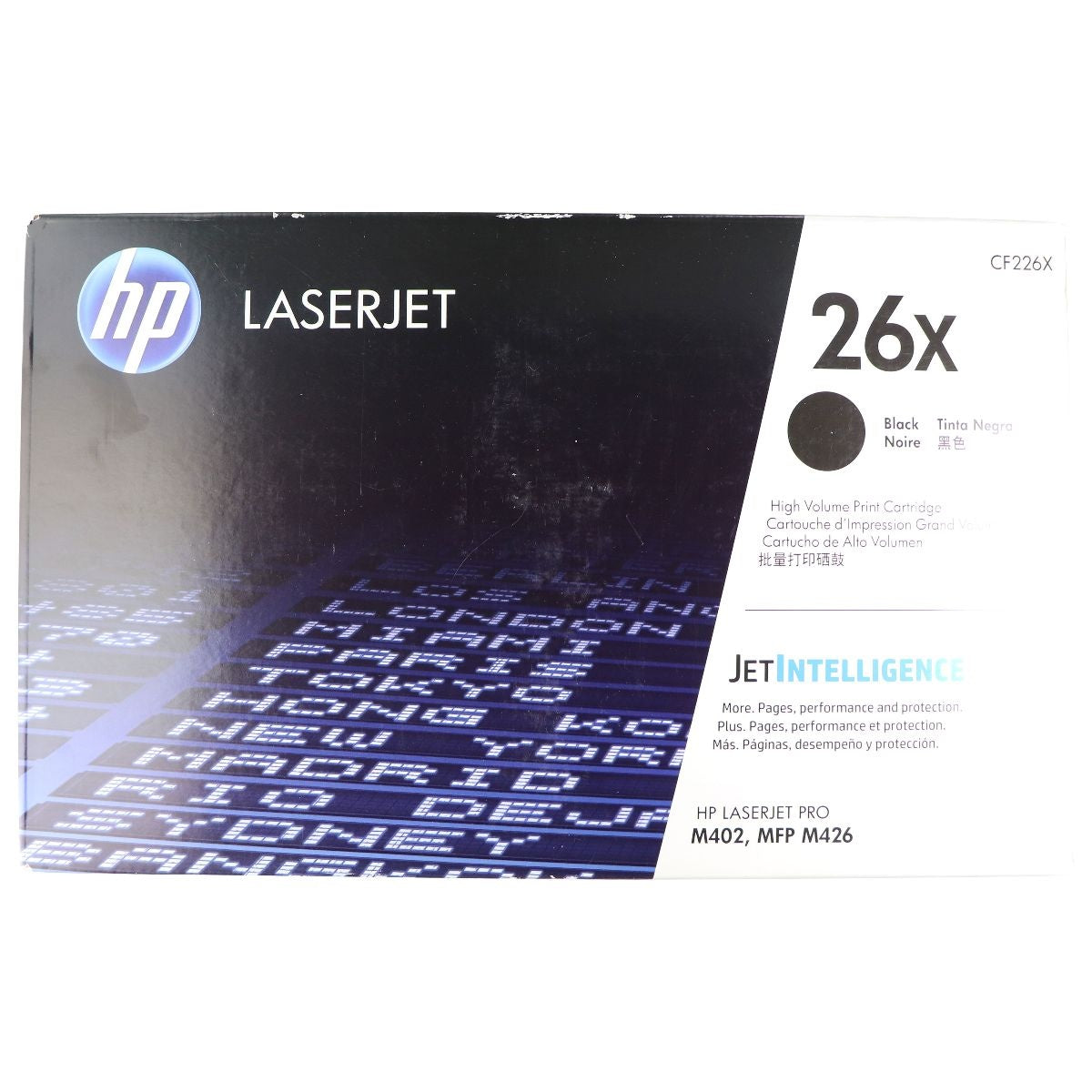 HP 26X Black Print Cartridge CF226X for HP Laserjet Pro M402 & MFP M426 Printer Accessories - Toner Cartridges HP    - Simple Cell Bulk Wholesale Pricing - USA Seller