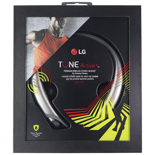LG TONE Active+ (HBS-A100) Bluetooth Wireless Stereo Headset - Silver Portable Audio - Headphones LG    - Simple Cell Bulk Wholesale Pricing - USA Seller