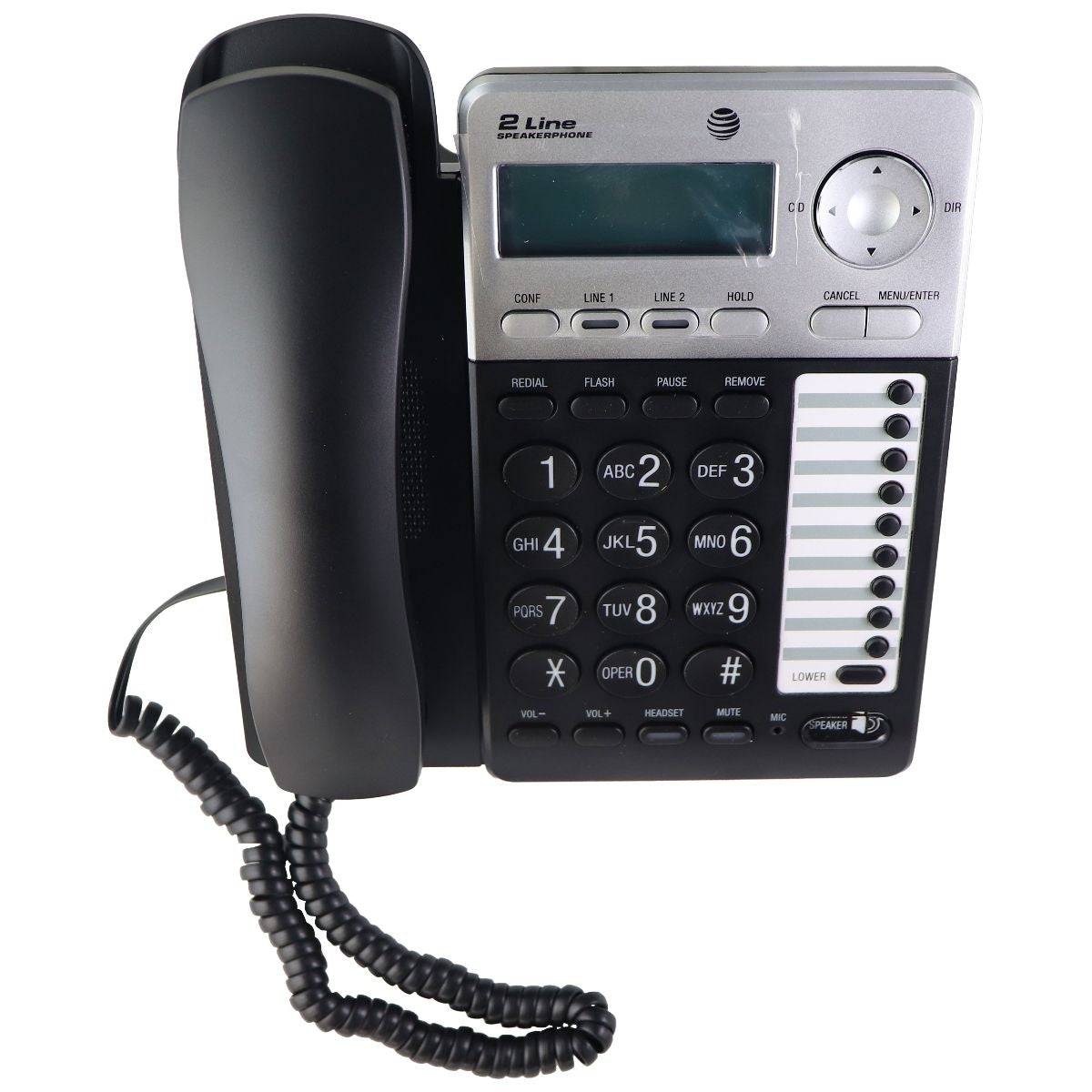 AT&T - AT ML17929 - Corded Phone with Caller ID/Call Waiting - Silver/Black Cell Phone - Other Accessories AT&T    - Simple Cell Bulk Wholesale Pricing - USA Seller