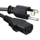 VOLEX 3-Prong IEC Power Cord (V1625) - Black (10A/125V) Multipurpose Batteries & Power - Multipurpose AC to DC Adapters Volex    - Simple Cell Bulk Wholesale Pricing - USA Seller