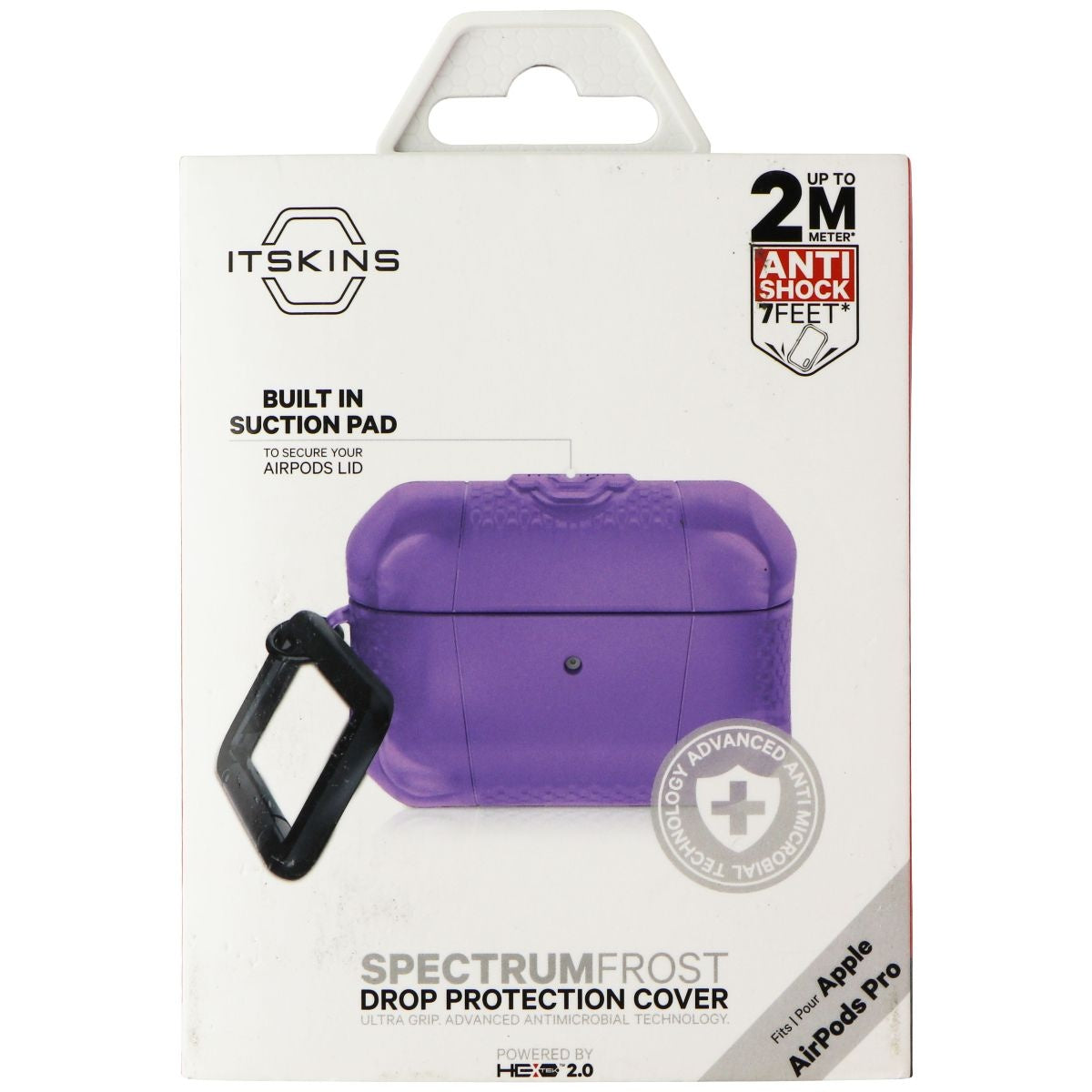 ITSKINS Spectrum Frost Case for Apple Airpods Pro - Light Purple iPod, Audio Player Accessories - Cases, Covers & Skins ITSKINS - Simple Cell Bulk Wholesale Pricing - USA Seller