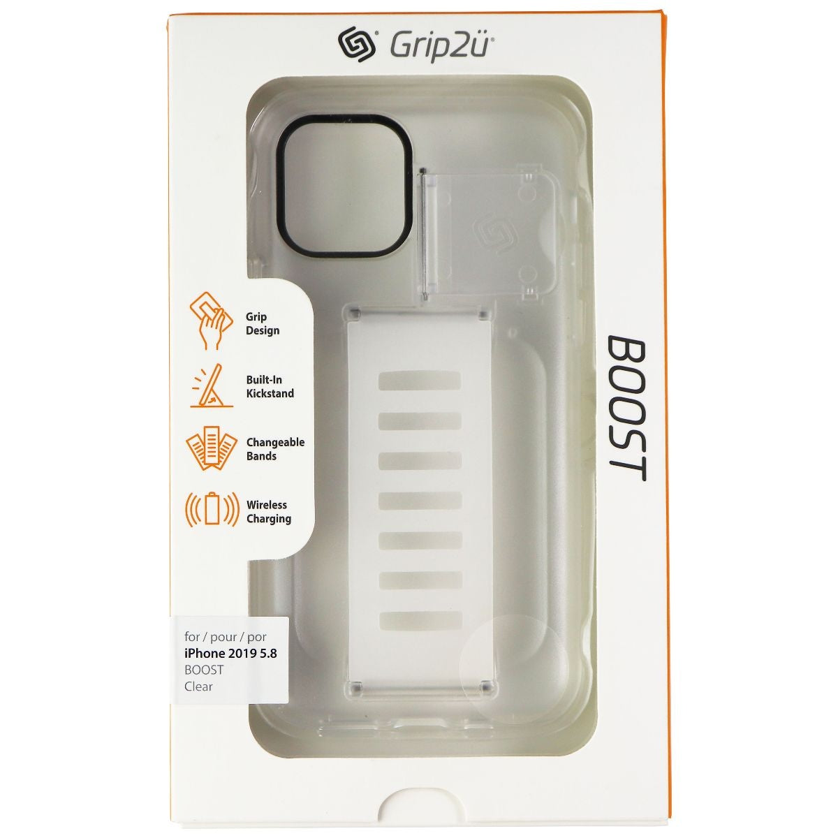 Grip2u Boost Hard Case with Grip for Apple iPhone 11 Pro Smartphone - Clear Cell Phone - Cases, Covers & Skins Grip2u    - Simple Cell Bulk Wholesale Pricing - USA Seller