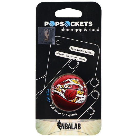 PopSockets: Collapsible Grip & Stand for Phones and Tablets - NBA Heat Baller Cell Phone - Mounts & Holders PopSockets    - Simple Cell Bulk Wholesale Pricing - USA Seller