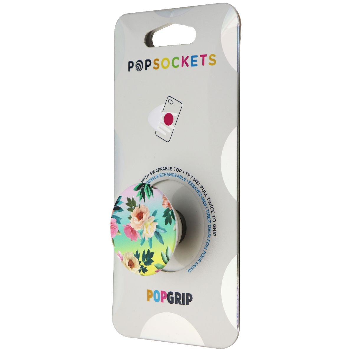 PopSockets: PopGrip with Swappable Top for Phones and Tablets - Chroma Floral Cell Phone - Mounts & Holders PopSockets    - Simple Cell Bulk Wholesale Pricing - USA Seller