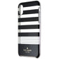 Kate Spade Protective Hardshell Case for iPhone X - Black/White Multi Stripe Cell Phone - Cases, Covers & Skins Kate Spade    - Simple Cell Bulk Wholesale Pricing - USA Seller