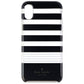Kate Spade Protective Hardshell Case for iPhone X - Black/White Multi Stripe Cell Phone - Cases, Covers & Skins Kate Spade    - Simple Cell Bulk Wholesale Pricing - USA Seller