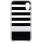 Kate Spade Protective Hardshell Case for iPhone X - Black/White Multi Stripe Cell Phone - Cases, Covers & Skins Kate Spade    - Simple Cell Bulk Wholesale Pricing - USA Seller