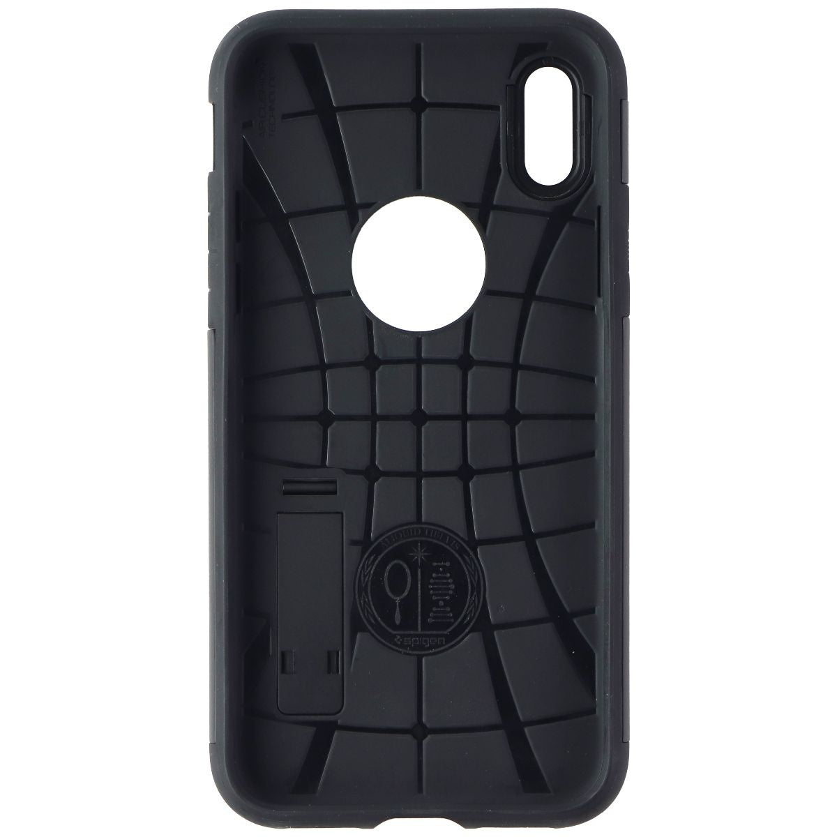 Spigen Slim Armor Dual Layer Case w/ Kickstand for Apple iPhone X - Black Cell Phone - Cases, Covers & Skins Spigen    - Simple Cell Bulk Wholesale Pricing - USA Seller