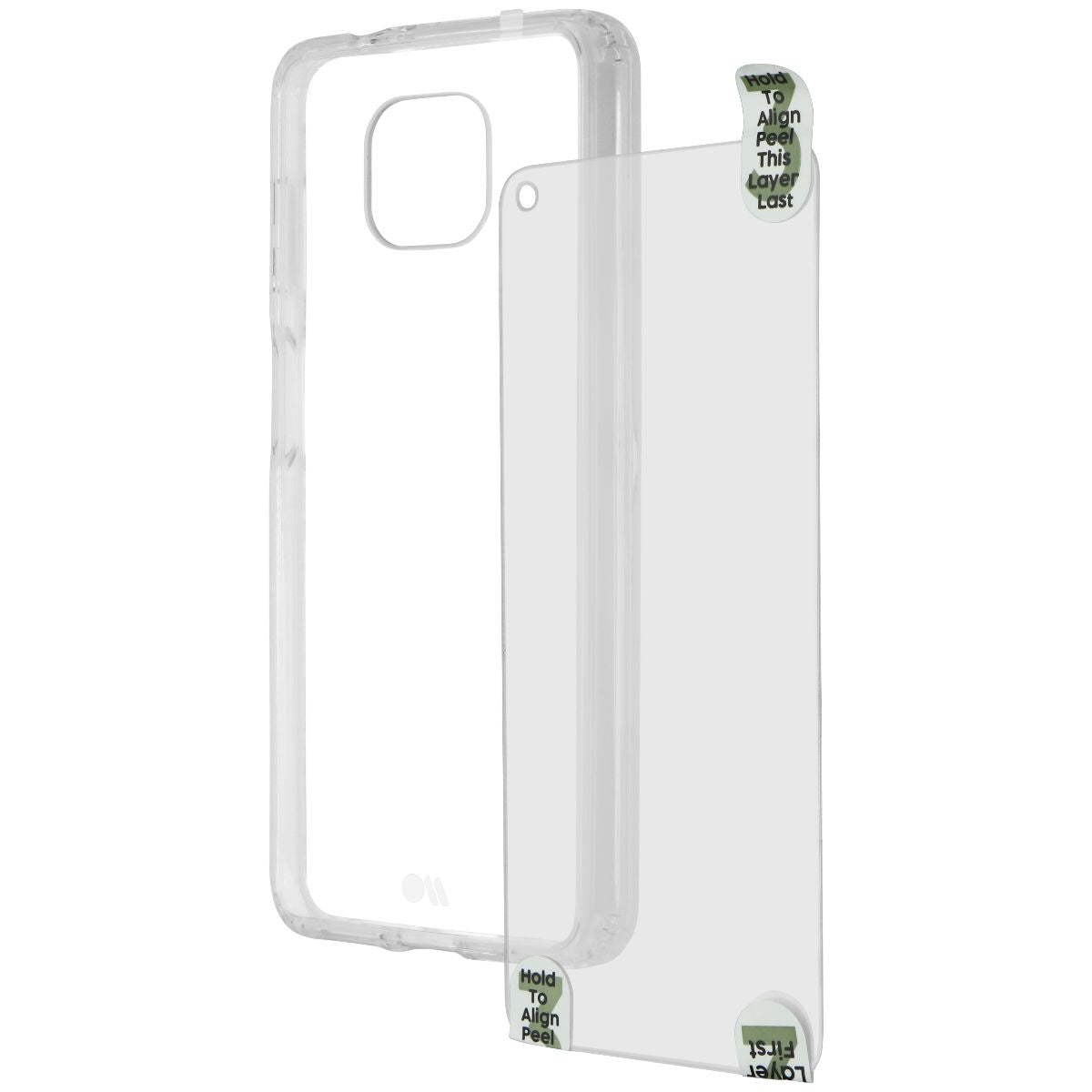 Case-Mate Protection Pack Clear Case & Screen for Motorola G Power 2021 - Clear Cell Phone - Cases, Covers & Skins Case-Mate    - Simple Cell Bulk Wholesale Pricing - USA Seller