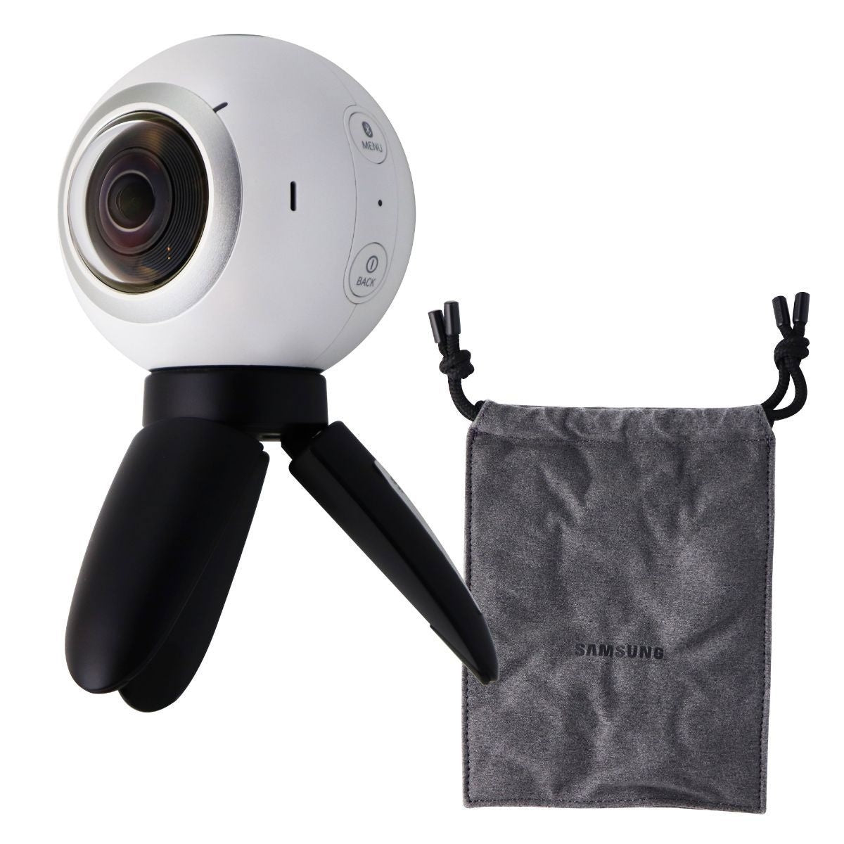 Samsung Gear 360 Virtual Reality Spherical Camera - White/Silver (SM-C200) Digital Camera - Digital & DSLR Cameras Samsung    - Simple Cell Bulk Wholesale Pricing - USA Seller